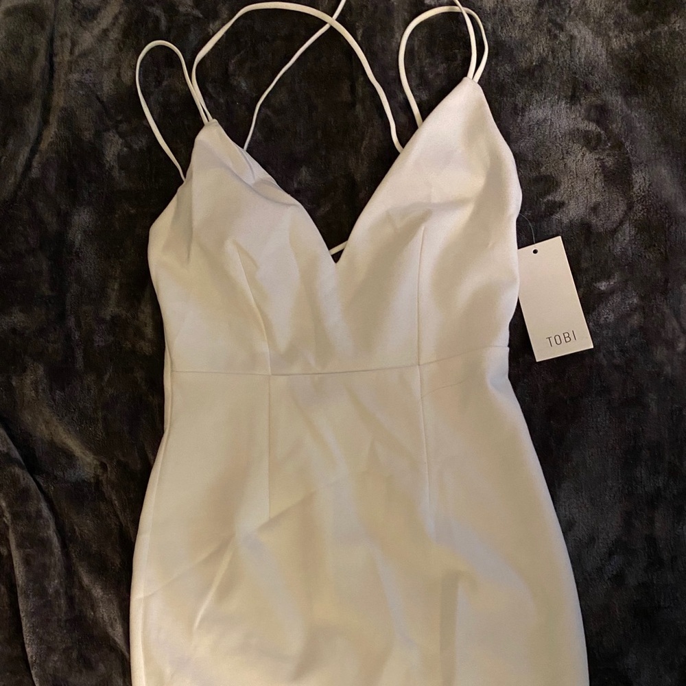 Tobi White Bodycon Dress